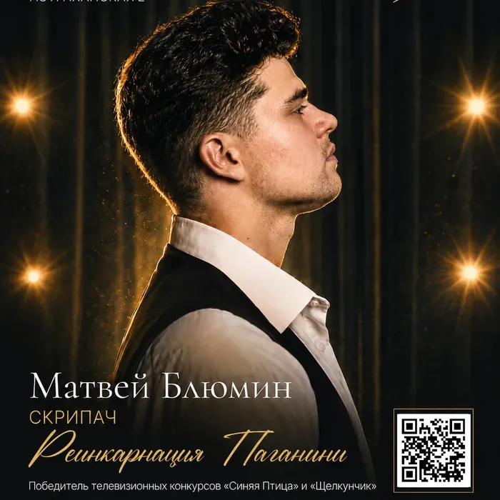 Впервые в Анапе: Матвей Блюмин с концертом&nbsp;«Реинкарнация Паганини»