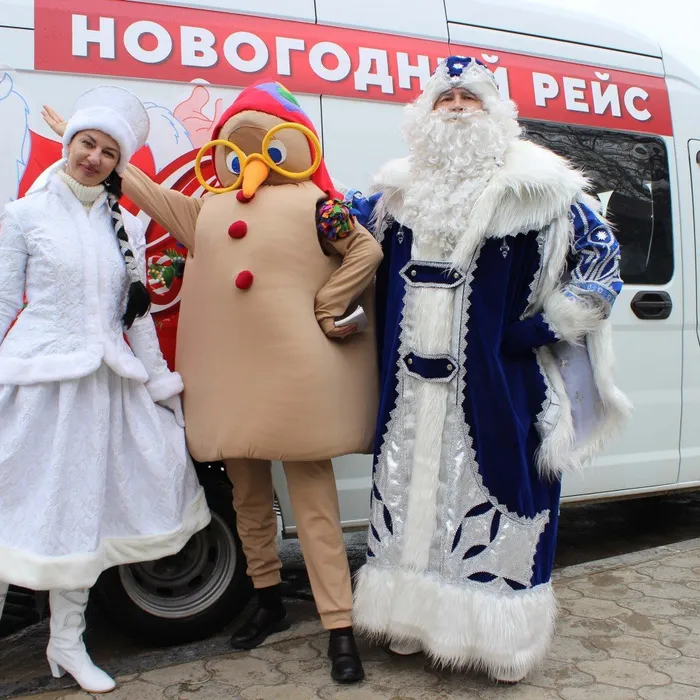 По улицам нашего города курсирует Новогодний рейс!