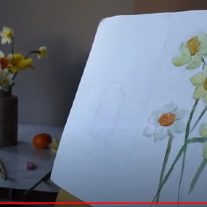 Рисуем нарциссы