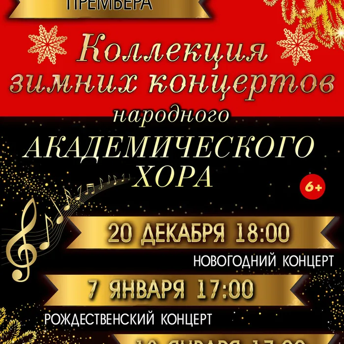 Коллекция зимних концертов народного Академического хора