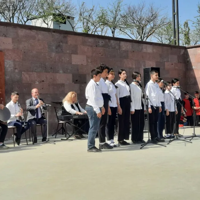 Митинг, посвященный памяти жертв геноцида армян в Османской Турции