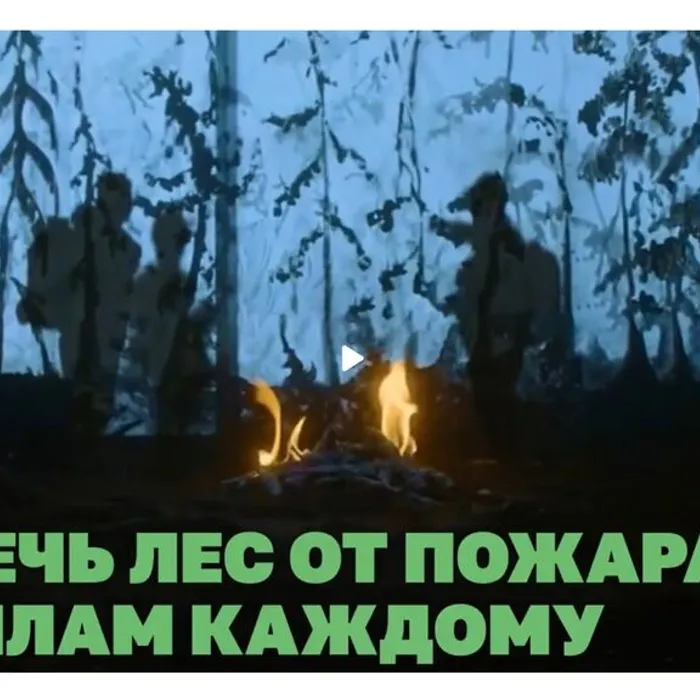 Берегите лес от пожара!
